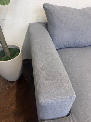 FREE DELIVERY! 🚚- Blueish Gray Modern Sectional Couch with Chaise Cozy Couple