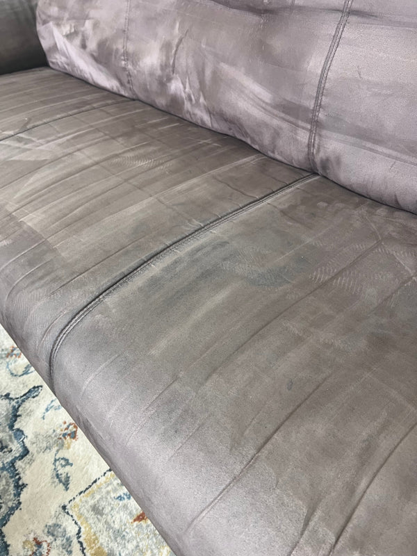 FREE DELIVERY! 🚚 - Brown Microfiber 3 Seater Couch Cozy Couple