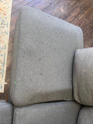FREE DELIVERY! 🚚 - Dark Gray Modern Sectional Couch with Chaise Cozy Couple