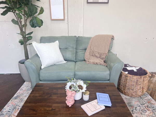 FREE DELIVERY! 🚚- Mint Green Loveseat Couch
