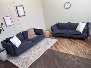 FREE DELIVERY! 🚚 - IKEA Soderhamn Modern Navy Blue Couch Set Cozy Couple