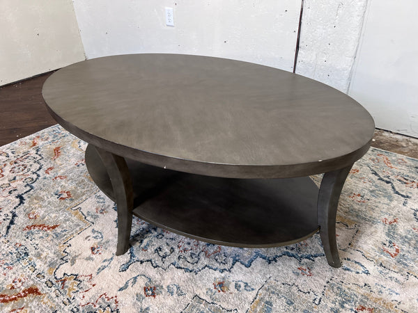 FREE DELIVERY! 🚚 - Brownish Gray Modern Earthy Living Room Coffee Table Cozy Couple