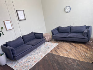 FREE DELIVERY! 🚚 - IKEA Soderhamn Modern Navy Blue Couch Set Cozy Couple