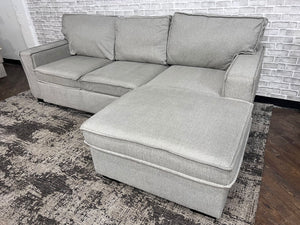 FREE DELIVERY! 🚚 - Bob’s Furniture “Playscape” Gray Sleeper Sectional Couch with Storage Cozy Couple