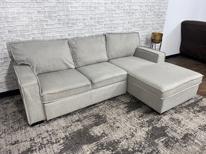 FREE DELIVERY! 🚚 - Bob’s Furniture “Playscape” Gray Sleeper Sectional Couch with Storage Cozy Couple