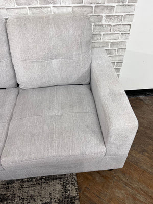 FREE DELIVERY - Light Gray Modern Sectional Couch