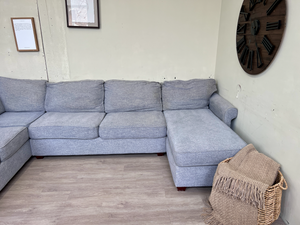 FREE DELIVERY! 🚚 - Light Gray Modern U Sectional Couch with Chaise Cozy Couple