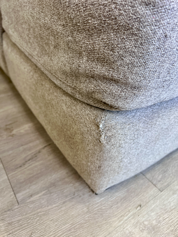 FREE DELIVERY! 🚚 - Ashley’s Furniture Tannish Gray Deep-Seated Modern Sectional Couch with Chaise