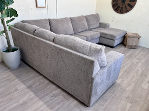 FREE DELIVERY! 🚚 - Bernie & Phyl’s Brownish Gray Modern U Sectional Couch with Chaise