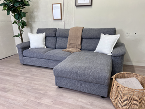 FREE DELIVERY! 🚚 - IKEA “Lidhult” Gray Modern Tufted Sectional Couch with Storage Chaise The Cozy Collection