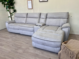 FREE DELIVERY! 🚚 - Bob’s Furniture Light Gray Electric Reclining Modular Sectional Couch with Chaise