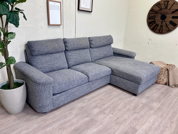 FREE DELIVERY! 🚚 - IKEA “Lidhult” Gray Modern Tufted Sectional Couch with Storage Chaise The Cozy Collection