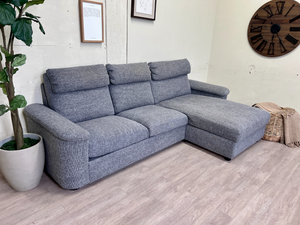 FREE DELIVERY! 🚚 - IKEA “Lidhult” Gray Modern Tufted Sectional Couch with Storage Chaise