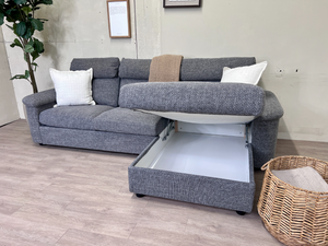 FREE DELIVERY! 🚚 - IKEA “Lidhult” Gray Modern Tufted Sectional Couch with Storage Chaise The Cozy Collection