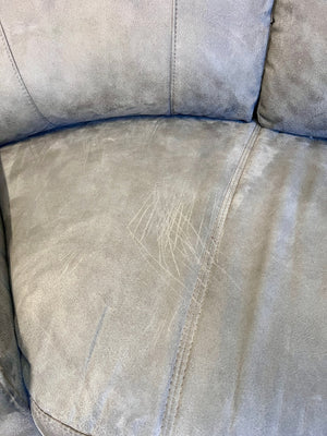 WE DELIVER! 🚚 - Jordan’s Furniture Charcoal Gray Microfiber Electric Reclining Modular Sectional Couch