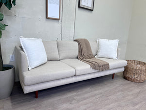 WE DELIVER! 🚚 - Cream MCM Deep-Seated Sofa Couch
