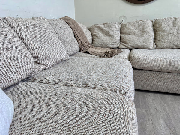 WE DELIVER! 🚚 - Bahaus Cream Modular Deep-Seated L Sectional Couch