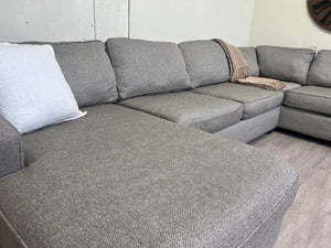 WE DELIVER! 🚚 - Boston Interiors MaxHome Gray Modern U Sectional Couch with Chaise