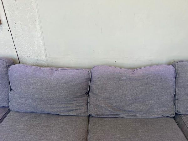 WE DELIVER! 🚚 - Boston Interiors Light Gray Modern U Sectional Couch with Chaise - The Cozy Collection