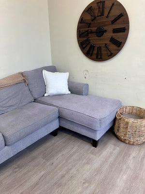 WE DELIVER! 🚚 - Boston Interiors Light Gray Modern U Sectional Couch with Chaise - The Cozy Collection
