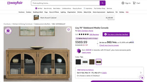 Lixy 70'' Sideboard Media Console