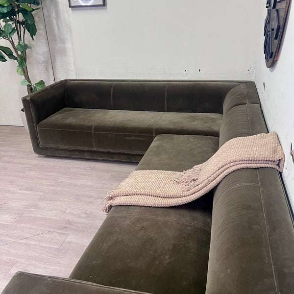 Joss & Main "Fitch" 119" 2 - Piece Upholstered Corner Sectional