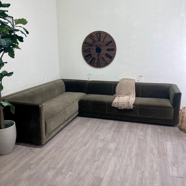 Joss & Main "Fitch" 119" 2 - Piece Upholstered Corner Sectional