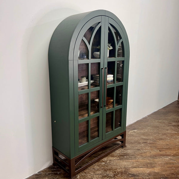 "Baskerville" 2 Glass Door Cabinet