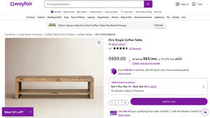 "Oris" Single Coffee Table