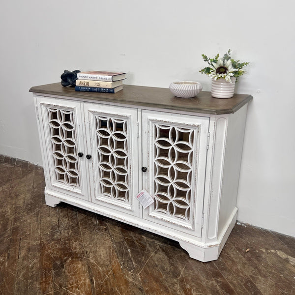 "Colchester" 3 Door Hall Console w/ Adjustable Shelves