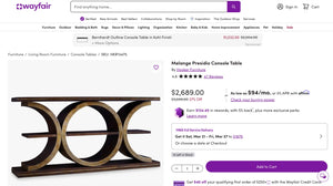 "Melange Presidio" Console Table
