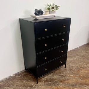 "Julina" Iron 28'' W 4 - Drawer Dresser