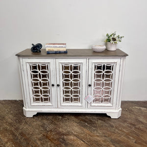 "Colchester" 3 Door Hall Console w/ Adjustable Shelves