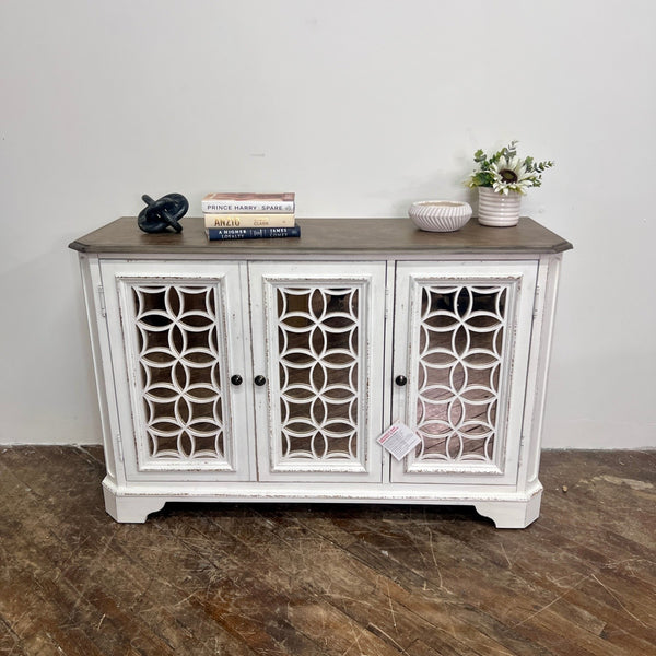 "Colchester" 3 Door Hall Console w/ Adjustable Shelves