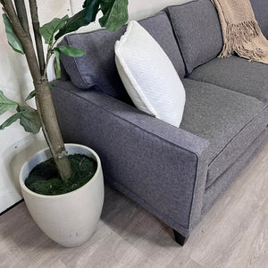 Rowe Furniture Gray MCM 3pc L Sectional Couch