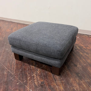 Charcoal Gray Ottoman
