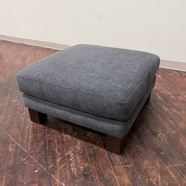 Charcoal Gray Ottoman