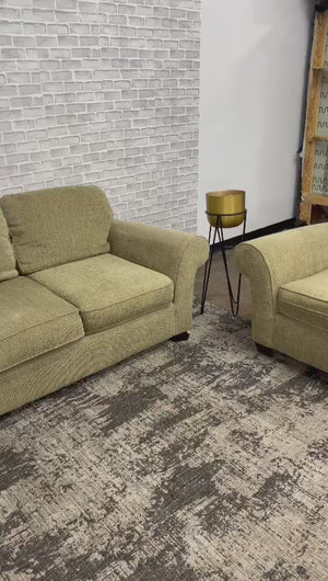 FREE DELIVERY! 🚚 - Green Couch & Love Seat Set